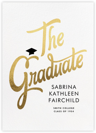 Capped Off - Paperless Post - Graduation Announcements 