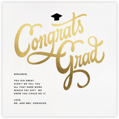 Capped Off - Paperless Post - Graduation Cards