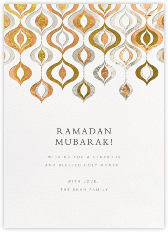 Shiny and Sparkly - Jonathan Adler - Ramadan and Eid Cards