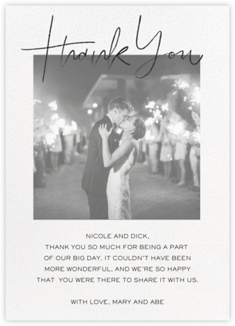 True Thanks - Paperless Post - Online Greeting Cards