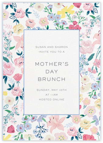 Garden Splendor - Meri Meri - Online Mother's Day invitations