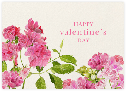 Pink Peonies - Felix Doolittle - Valentine's Day Cards