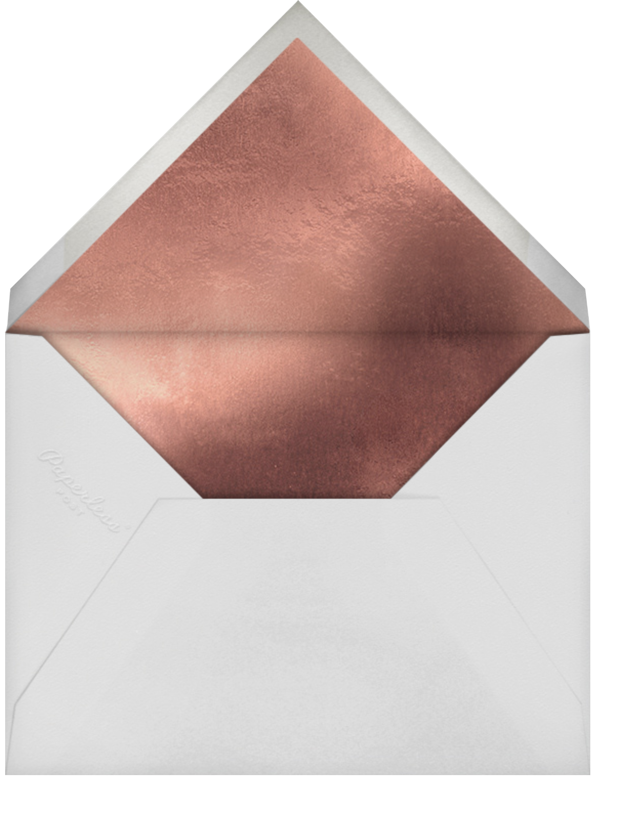 Milestone Moment - Rose Gold - Paperless Post - Envelope