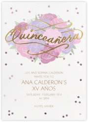 Quinceañera Invitations | Send online instantly | RSVP tracking