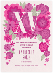 Quinceañera Invitations | Send online instantly | RSVP tracking