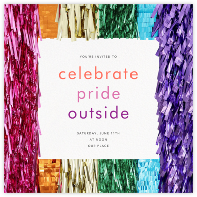 Gleam - CONFETTISYSTEM - Pride Party Invitations