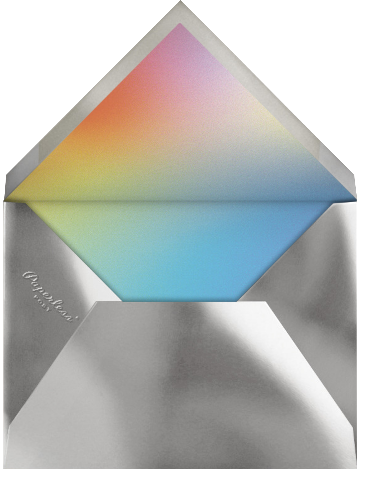 Raining Rainbows - Paperless Post - Envelope