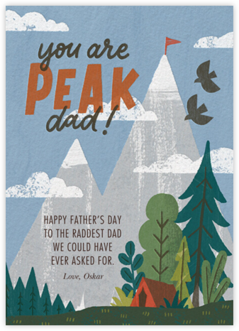 Peak Dad - Paperless Post - Father's Day Cards