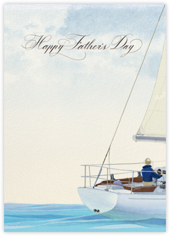At the Wheel - Felix Doolittle - Father's Day Cards