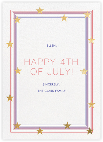 Starry Spectrum - Paperless Post - 4th of July cards