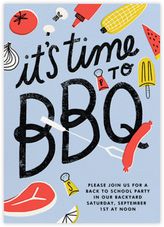 Grill ‘Em - Hello!Lucky - Back to School Invitations