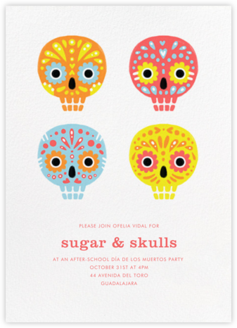 Little Sugar Skulls - Paperless Post - Día de los Muertos Cards