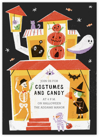 Halloween House - Paperless Post - Halloween invitations 