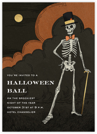Spirited Affair - Paperless Post - Halloween invitations 