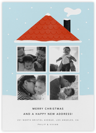 Winter At Home - Paperless Post - New Address Christmas cards