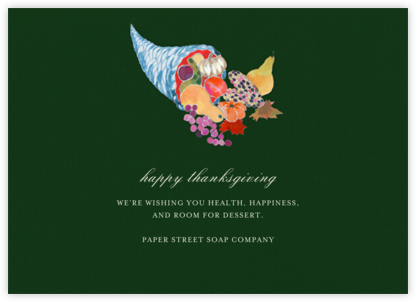 A Little Corny - Hunter - Happy Menocal - Thanksgiving Cards 