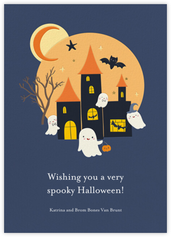 Spooky Home - Little Cube - Halloween Cards 