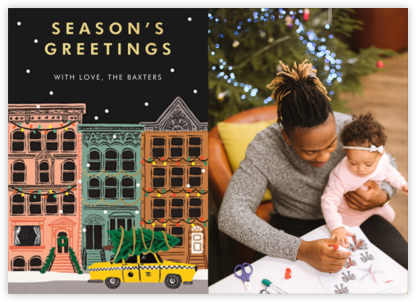 Holiday in the City Photo - Rifle Paper Co. - Holiday Photo Cards 