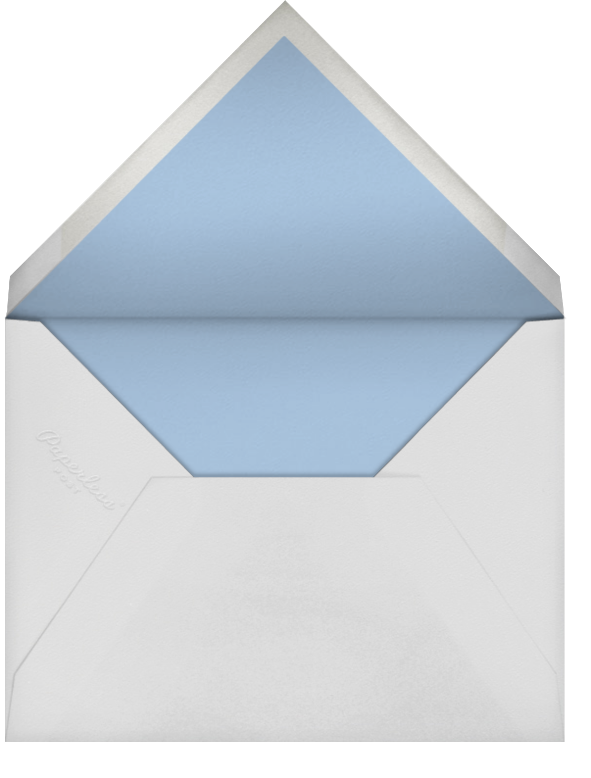 Gingham Shower - Blue - Meri Meri - Envelope