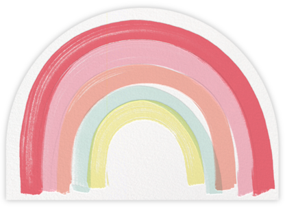 Painted Rainbow - Meri Meri - Online Party Invitations