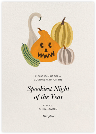 Pumpkin Party - Rifle Paper Co. - Halloween invitations 