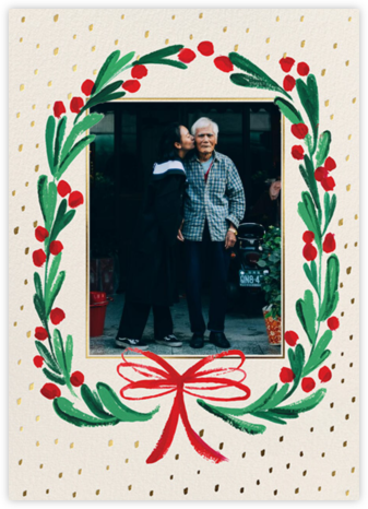 Holly Folly Photo - Mr. Boddington's Studio - Photo Christmas Cards 