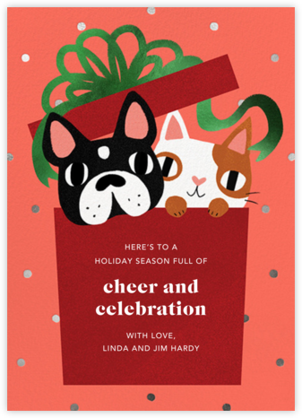 Twofur - Paperless Post - Cat Christmas Cards