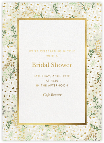 Allover Floral - kate spade new york - Bridal Shower Invitations 