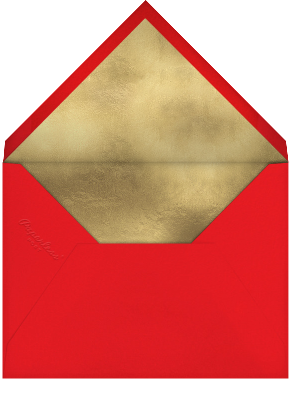 Pink Trees (Kate Pugsley) - Red Cap Cards - Envelope