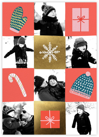 Snow Gear - Hello!Lucky - Holiday Photo Cards 
