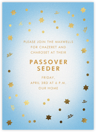 Confetti Ready - Hello!Lucky - Passover invitations