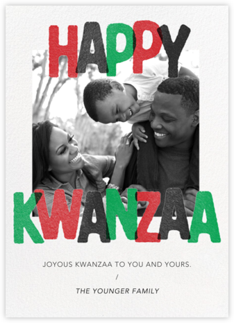 Kwanzaa Joy - Photo - Paperless Post