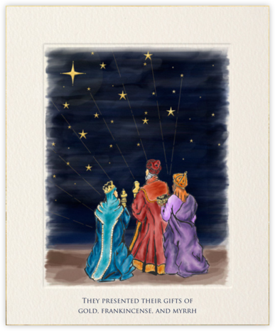 The Magi - Paperless Post - Día de Reyes Cards
