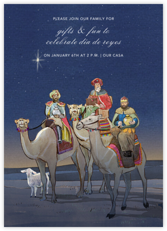 Bearing Gifts - Felix Doolittle - Día de Reyes Invitations