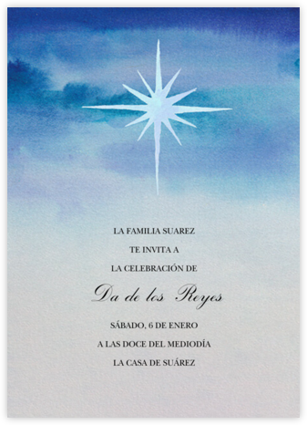 Star of Bethlehem - Happy Menocal - Día de Reyes Invitations
