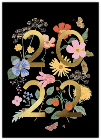 Strawberry Fields New Year - Rifle Paper Co. - New Year Cards 