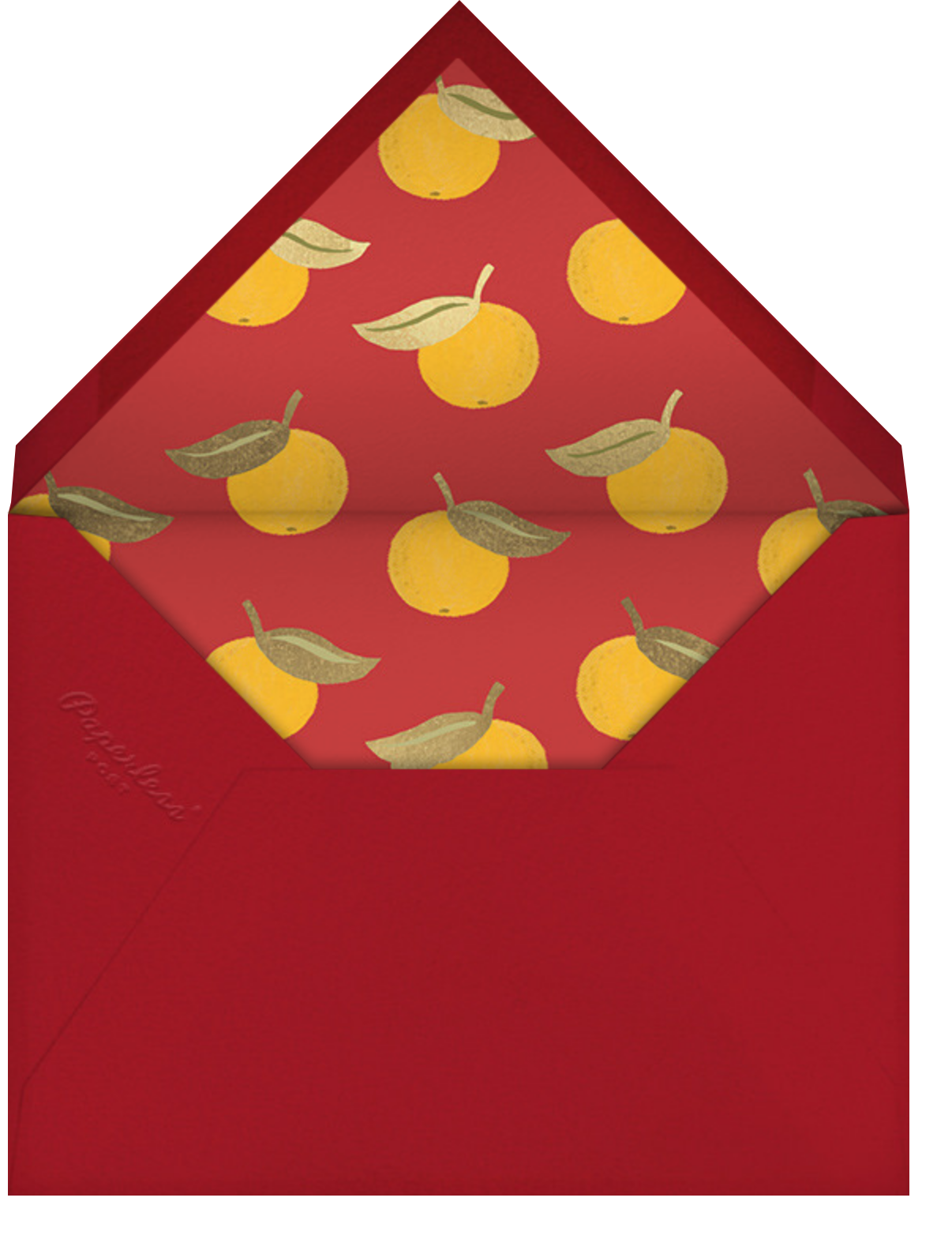 Tangerine Tree - Paperless Post - Envelope