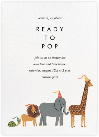 Party Parade Baby - Rifle Paper Co. - Baby Shower Invitations 
