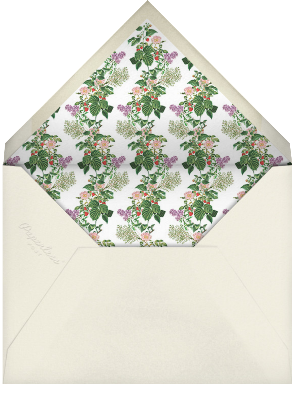 Raspberry Blossom (Invitation) - Stephanie Fishwick - Envelope