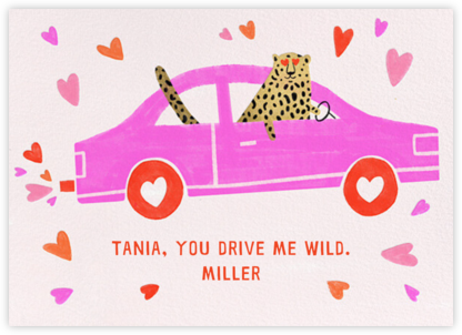 Wild Driver - Paperless Post - Valentine's Day Cards