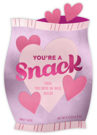 Tasty - Bright Pink - Paperless Post - Valentine's Day Cards