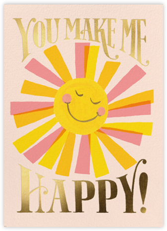 You Make Me Happy - Rifle Paper Co. - Love Cards