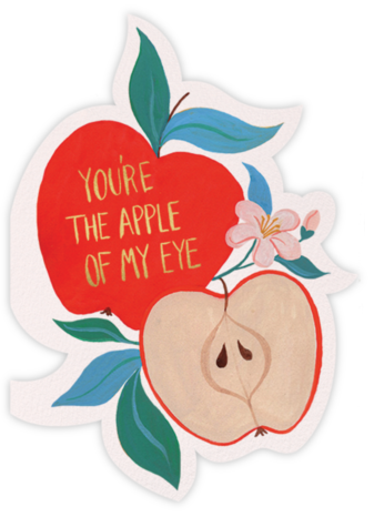 Sweet Apple (Kelsey Garrity Riley) - Red Cap Cards - Valentine's Day Cards