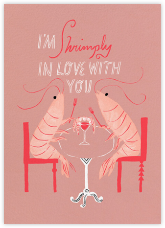 Shrimple Pleasures (Emily Isabella) - Red Cap Cards - Valentine's Day Cards