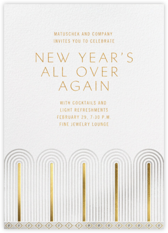 Deluxe - White - Paperless Post - Reception invitations