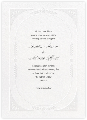 Evermore (Invitation) - Paperless Post - Classic wedding invitations 