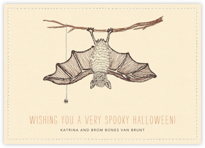 Good Bat - Coral & Tusk - Halloween Cards 