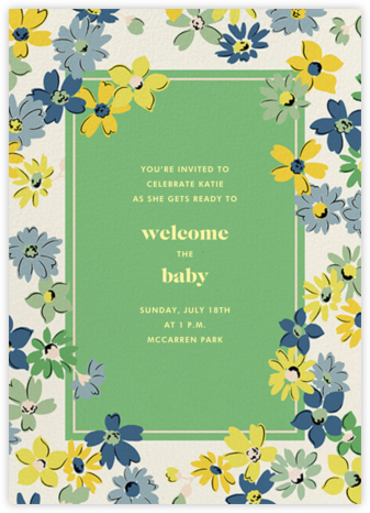 Floral Medley - kate spade new york - Baby Shower Invitations 