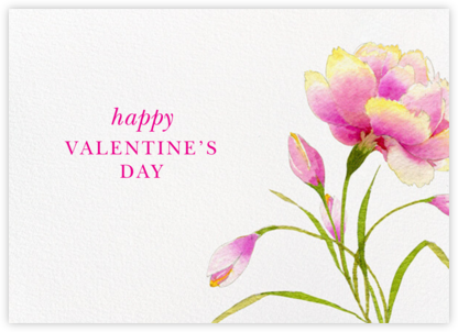Spring Peony - Felix Doolittle - Valentine's Day Cards