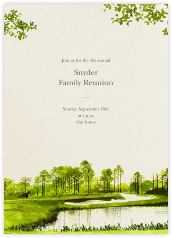 Augusta - Felix Doolittle - Family Reunion Invitations